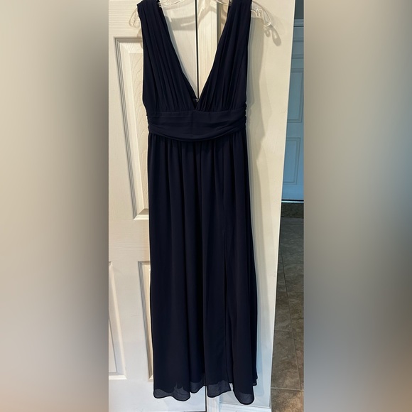Lulus EUC Navy Heavenly Hues Maxi Dress Medium (Sold Out Color) - Picture 5 of 10